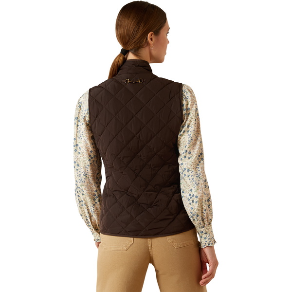 2025 Ariat Womens Woodside Vest 10062689 - Coffee Bean